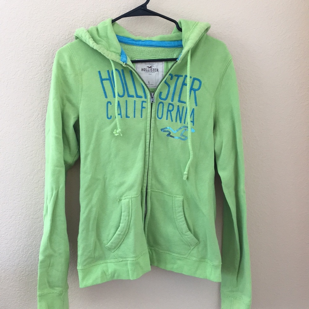Hollister zip up jacket